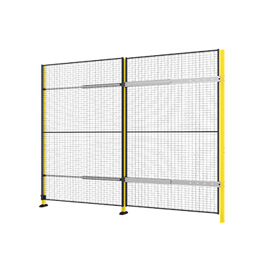 Enkelt skydedøre uden skinne