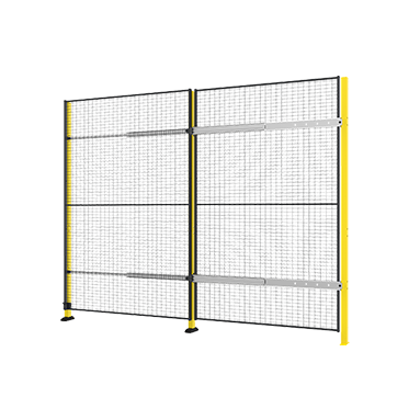 Enkelt skydedøre uden skinne