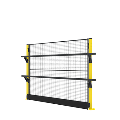 Højde 1400 mm med panel