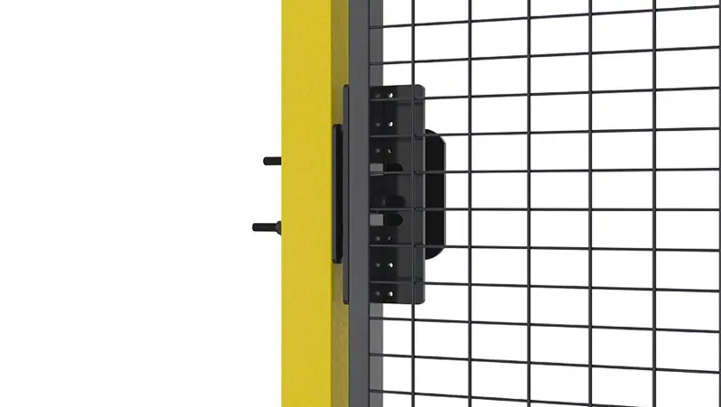 Black switch fittning item number T12-06 mounted on door