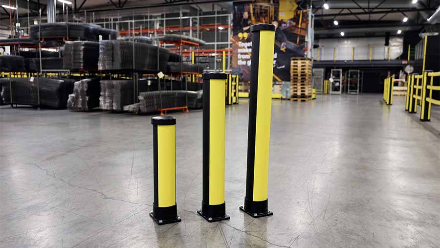 Essential Bollards all heights in live environment