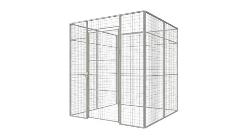 storeroom solutions with mesh panels 