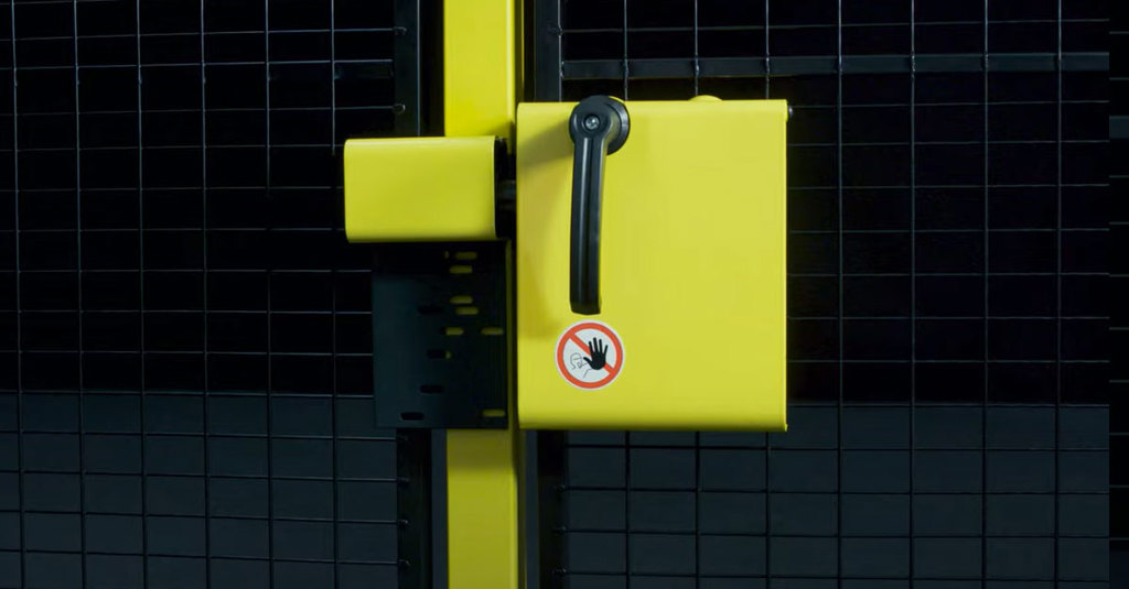 Montere X-Lock vores alsidigt dørlåsesystem maskinafskærmning Axelent