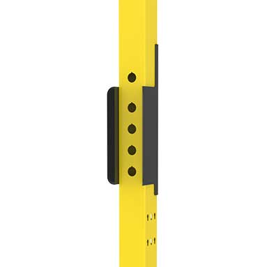 Stolper forberedt til trykknapper