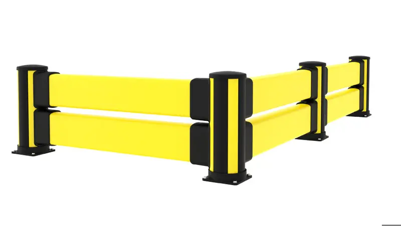 double impact protection with rails