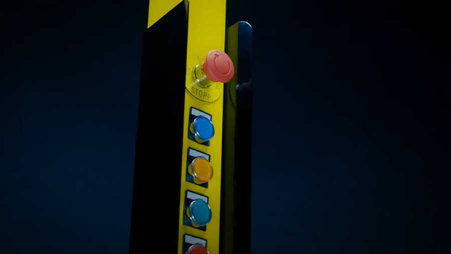 Post forberedt til trykknapper